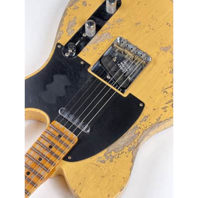 Fender CUSTOM SHOP LTD 53 TELE SUPER HEAVY RELIC - AGED NATURAL BLONDE 2024 - Super heavy relic Aged natural blonde image 9