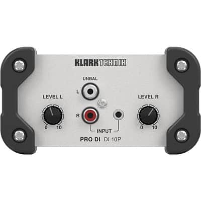 Klark Teknik DI 10P PRO DI Stereo Passive Direct Box with Summed Mono Output image 2