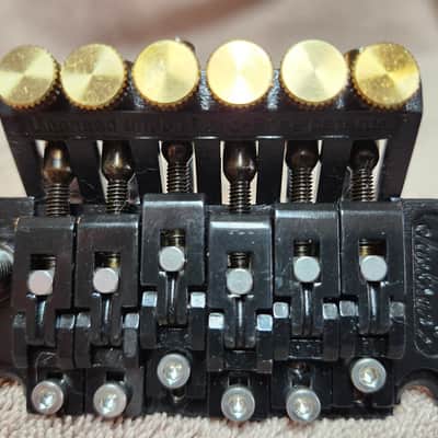Jackson JT-500 Licensed Floyd Rose Tremolo w/ Stainless Steel & Brass Upgrades - Black image 1
