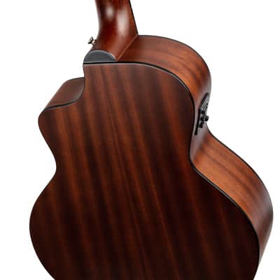 Ortega D7CE-BFT-4 Deep Series 7 Spruce Top Mahogany Neck Medium Scale 4-String Acoustic-Electric Bass Guitar image 8