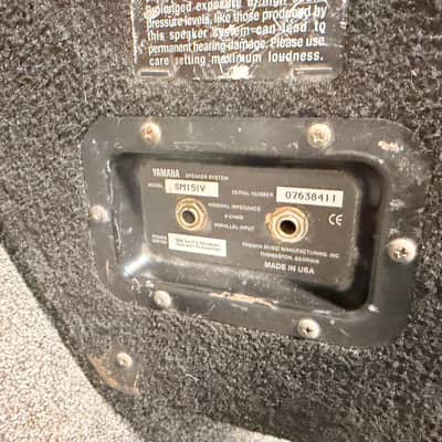 Yamaha SM15IV 15" Passive Floor Monitor Speaker Wedge 250W 8 Ohm Made In USA Late 1990s-Early 2000s image 4