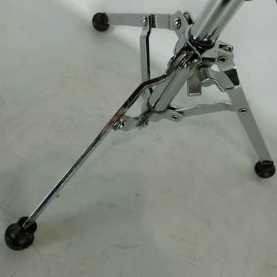 *Yamaha Snare Drum Stand Adjustable Side-Basket Single-Braced Tripod Chrome 80s* image 2