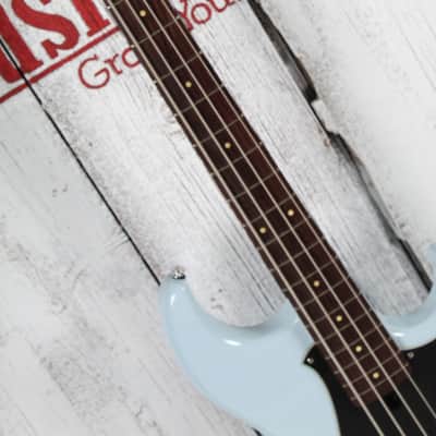 Yamaha BB434 BB400 Series Bass 4 String Electric Bass Guitar Ice Blue image 9