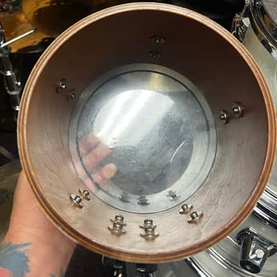 Yamaha RECORDING CUSTOM 8” & 10” CONCERT TOMS 1990’s  - White image 8