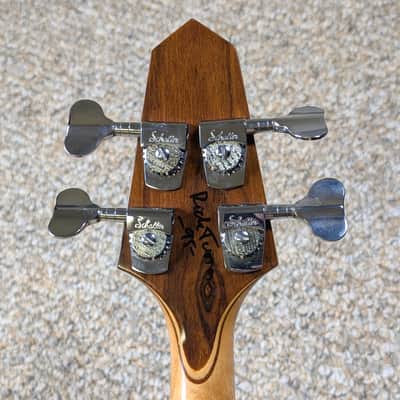 RICK TURNER 1995 Electroline 1 Lined Fretless Bass Guitar - Piezo Pickups, only 7.7 lbs! image 9