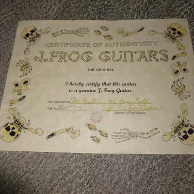 J.Frog George Lynch Shull & Bones Black / White image 5