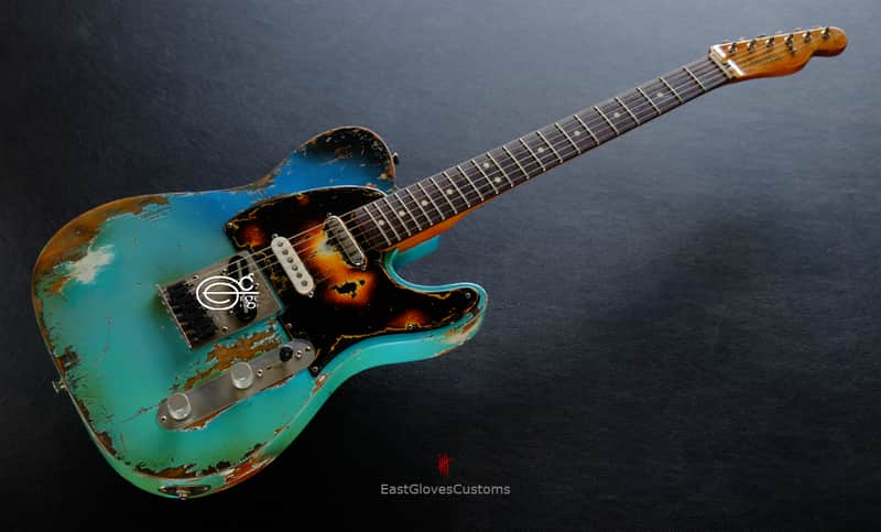 Fender Telecaster Nashville Deluxe Series Seafoam Green Aged Relic image 1