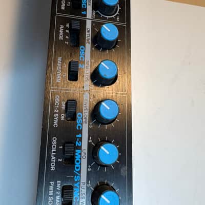 Novation Bass Station Rack Monophonic Synthesizer 1994 - Black Analog Synth MIDI CV Converter image 5