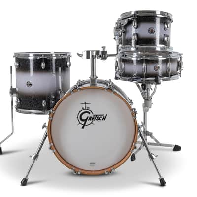 Gretsch Catalina Club Limited Edition Black Silver Duco Sparkle Lacquer 16" image 3