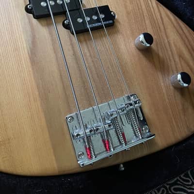 Washburn Bantam XB100 Natural w/ Case & Seymour Duncan Basslines image 4