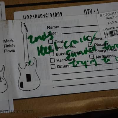 Ibanez RGR52ET-BK Axe Design Lab - Black image 15