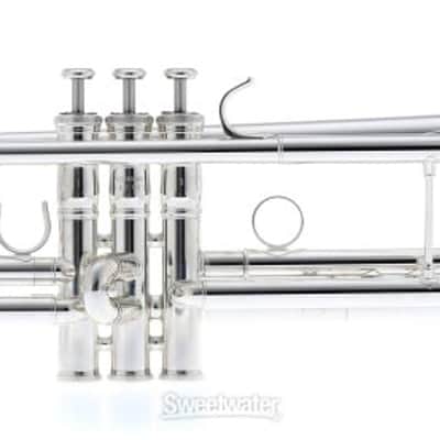 Yamaha YTR-8345II Xeno Professional Bb Trumpet - Large Bore - Gold Brass Bell - Silver Plated (YTR8345IIGSd1) image 6