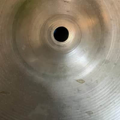 Zildjian VINTAGE 1960's A. Zildjian 14" "Medium" Hi-Hat Cymbals 1960's - Zildjian Cymbal Alloy image 9