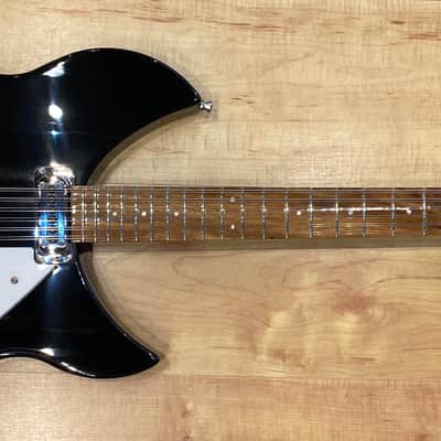 Rickenbacker 330/12 12-String Electric Guitar JetGlo (Black) image 5