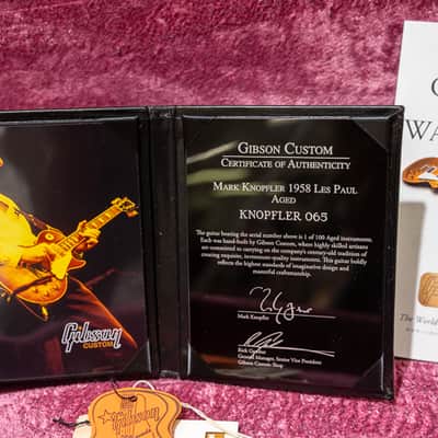 Gibson Mark Knopfler 1958 Les Paul Aged #65 (***Second Hand***) image 4