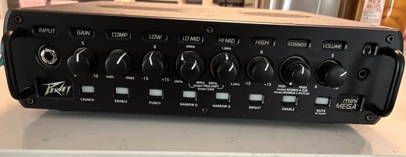 Peavey MiniMEGA 1000W Lightweight Bass Head 2010s - Black image 1