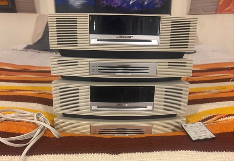 Bose Bosewave awr cc2 with disc changers 2000s - Cream white