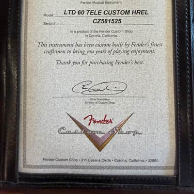 2024 Fender Custom Shop 1960 Telecaster Custom Heavy Relic Chocolate 3 Tone Sunburst image 9
