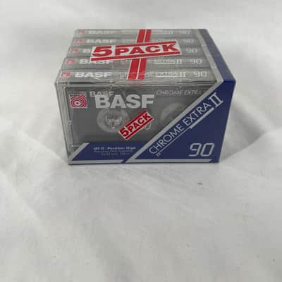 BASF Chrome Extra II CE II 90 cassette tape NEW Factory Sealed 5 PACK Type 2 image 2