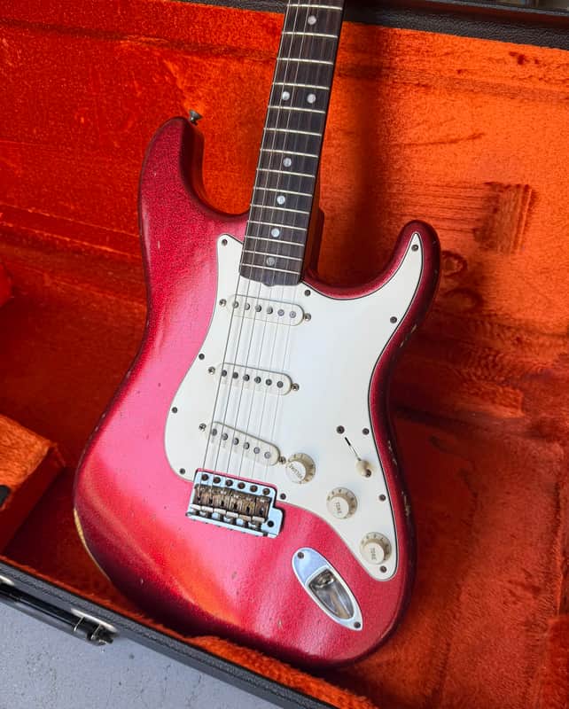Fender Stratocaster Relic 2007 - Candy Apple Red Metallic image 1