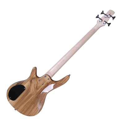 Modern SR-Style 4-String 34" Electric Bass Guitar – Gloss Finish, P/J Pickups, 24 Frets image 3