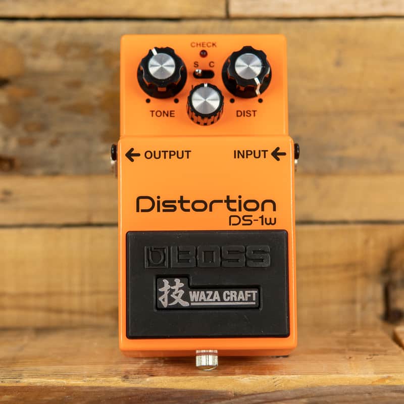BOSS DS-1W Waza Craft Distortion Guitar Effects Pedal w/ Custom Mode - Made in Japan image 1