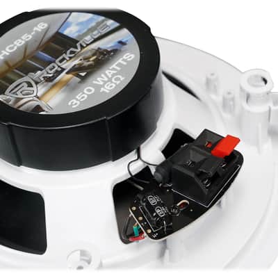 (4) Rockville HC85-16 White 8" 700 Watt In-Ceiling Home Theater Speakers 16 Ohm image 8