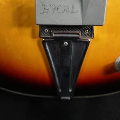 Teisco 1424 Vintage MIJ Semi-Hollow Electric Guitar Sunburst w/ Tremolo – Japan 1960s image 6