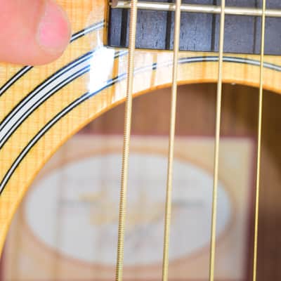 2016 Taylor 214ce DLX Grand Auditorium Acoustic Electric Guitar, Natural w/ Case image 8