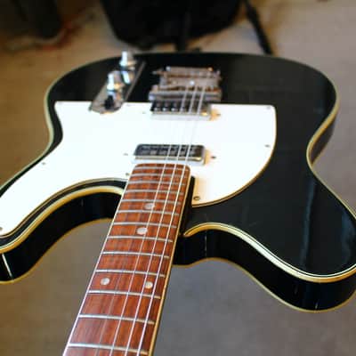 Greco Semi Hollow Body Guitar Black image 20