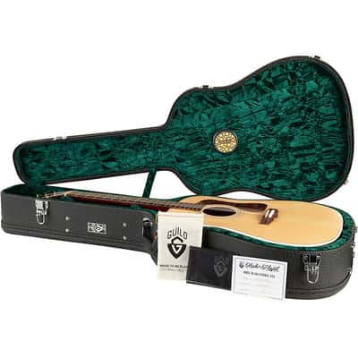 Guild D-50 Standard Dreadnought Acoustic Guitar Regular Natural image 6