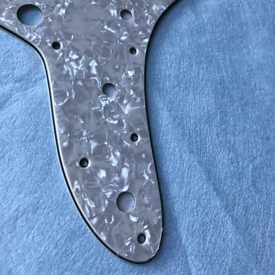 Custom New 4 Ply Ivory White Pearl Japan Jazzmaster Style Guitar Pickguard Scratch Plate image 4