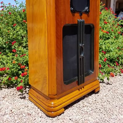 Zenith 6-S-256 Antique Radio Custom Guitar Amp Cabinet + Celestion G12S-50 speaker image 1