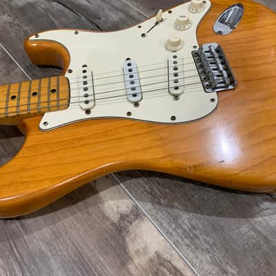 Fender Stratocaster 1973 Blonde natural maple w case OHSC original vintage Antique Natural image 2