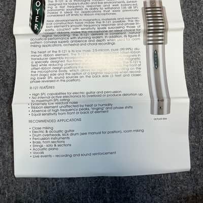 Royer Labs R-121 Ribbon Microphone (Pre-owned in excellent condition) image 4