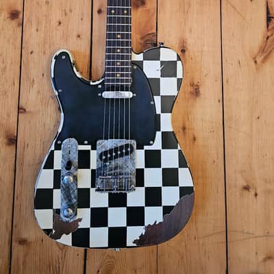 Custom Relic telecaster checkerboard finish, smooth neck, handwired pickups 2025 image 1