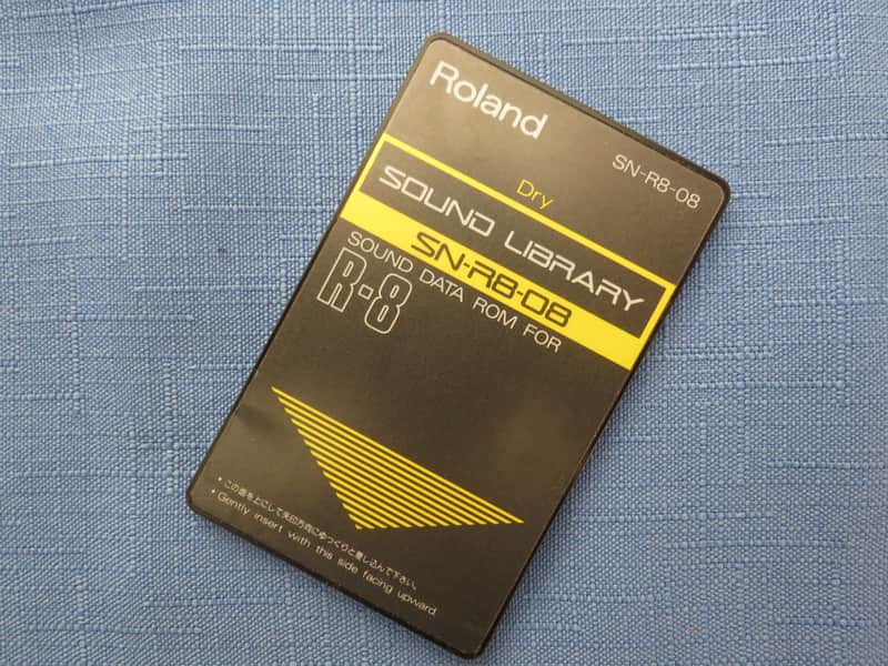 ROLAND Expansion Drum card for R-8M, R-8 and R-8M mkII Late 90's - black image 1