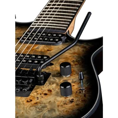 Dean Exile Select 7-String Electric Guitar Regular Natural Black Burst image 6