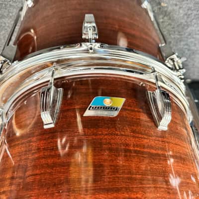 Ludwig Pro Beat Shell Pack, 1970s, 3 Ply, Mahogany Cortex image 14