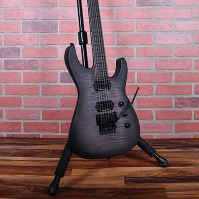 Jackson USA Custom Shop SL2H Soloist Flame Maple Top Transparent Black Burst 2024 w/OHSC image 3