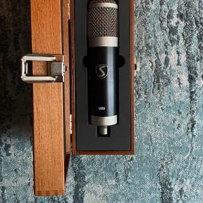 Soundelux USA U99 David Bock Large Diaphragm Multipattern Tube Condenser Microphone - Black image 1
