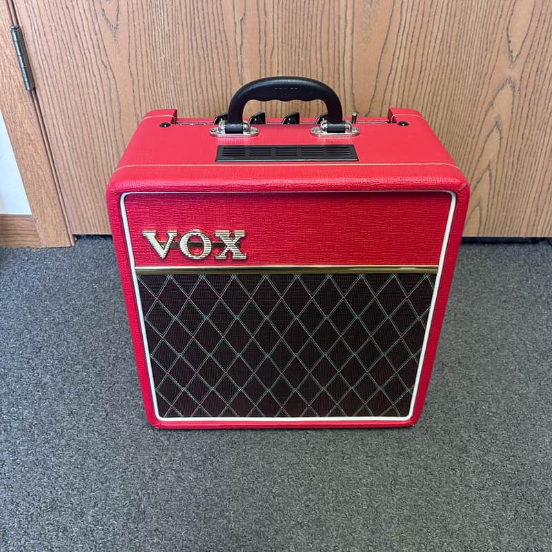 Vox AC4C1-RD Classic Red Limited Edition 1-10 Tube Guitar Combo Amp image 1