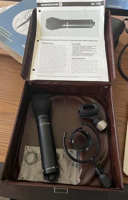 Original owner-Beyerdynamic MC 740N (C) P48 1989 - Matte Black image 1
