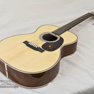 C.F. Martin Custom Shop "000" Auditorium Italian Alpine Spruce w/ Bastogne Walnut Back & Sides image 11