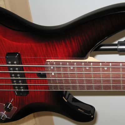 Yamaha TRBX605FM DRB 2023 - Dark Red Burst image 2