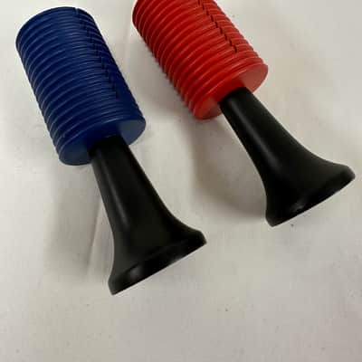 Guiro Tone Blocks, Blue & Red, 5-1/8" x 1-3/4" - MINT image 7