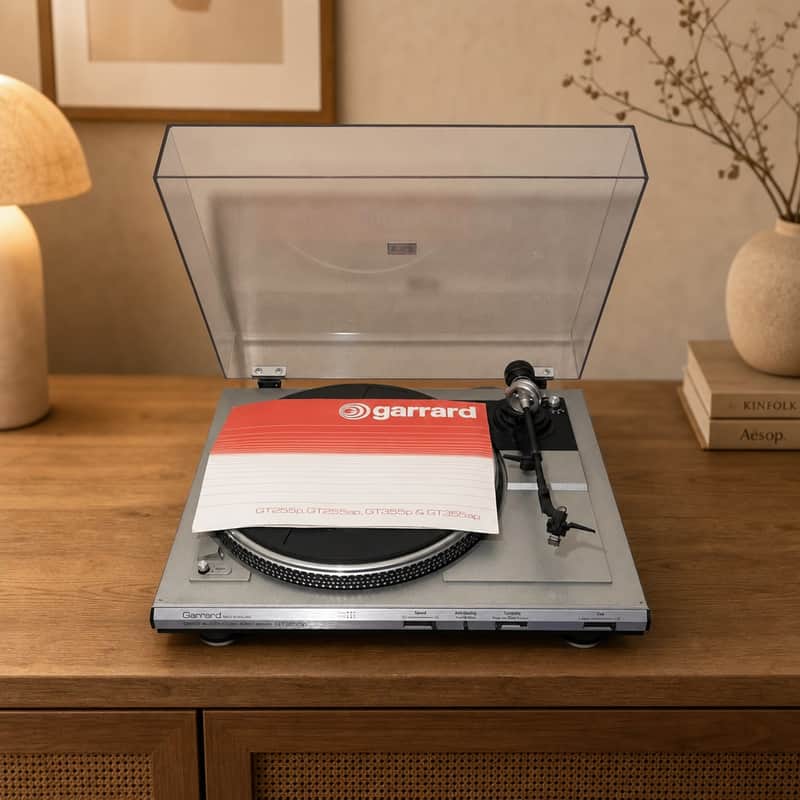 GARRARD GT-355P Rare Vintage Turntable Tested Belt Drive Hi-Fi Warranty image 1