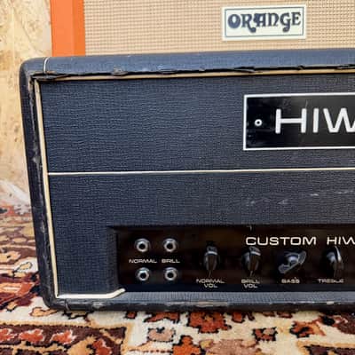 Vintage 1972 Hiwatt Custom 50 50w DR504 Original UK Valve Amplifier Head *1970s* image 2