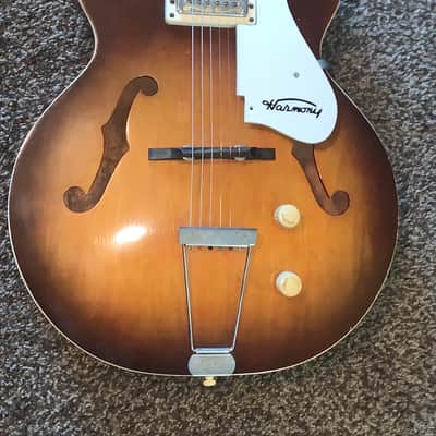 Vintage Harmony Rocket hollow body electric guitar made in usa image 4