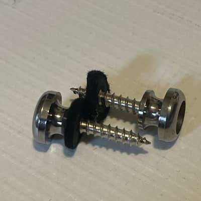 2000's Era Korean Ibanez RG370 RG & S Series Chrome Strap Buttons image 3